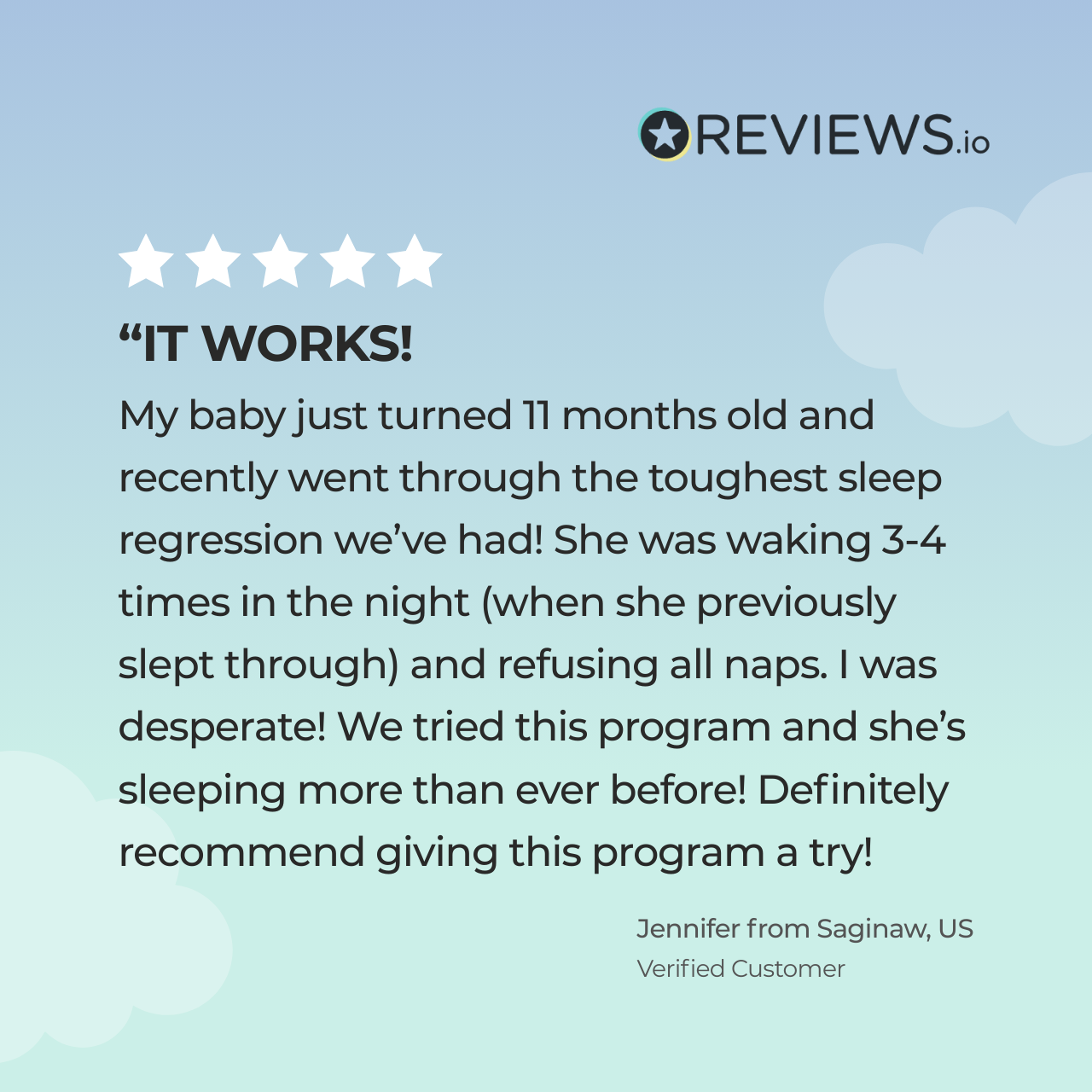 Pre-toddler sleep program