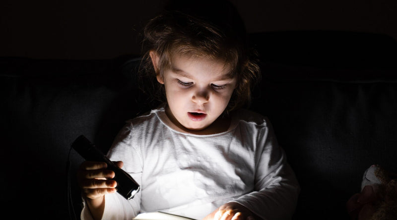 baby in the dark