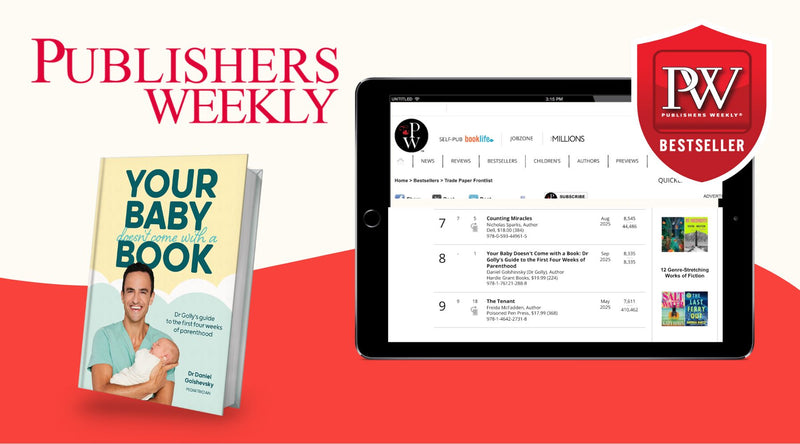 Publishers Weekly - Dr Golly Hits the BESTSELLER LIST!