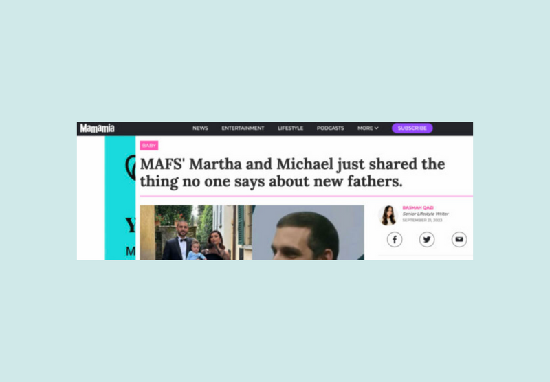 Mamamia covers our Martha and Michael Podcast