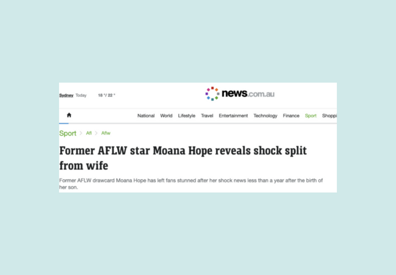 News.com.au covers our Moana Hope Podcast episode