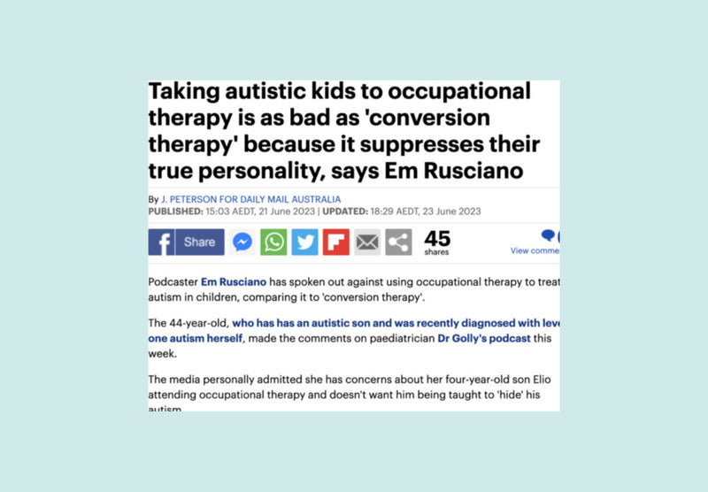 Dr Golly's podcast in The Daily Mail