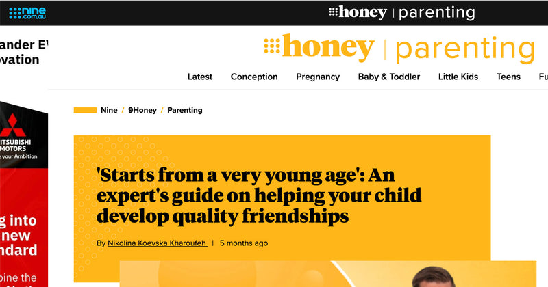 9Honey | Amanda Abel on Helping Your Child Develop Quality Friendships