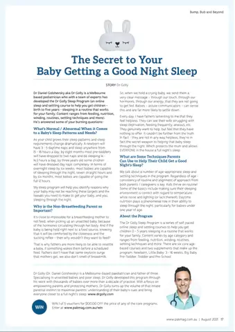secret to baby getting sleep