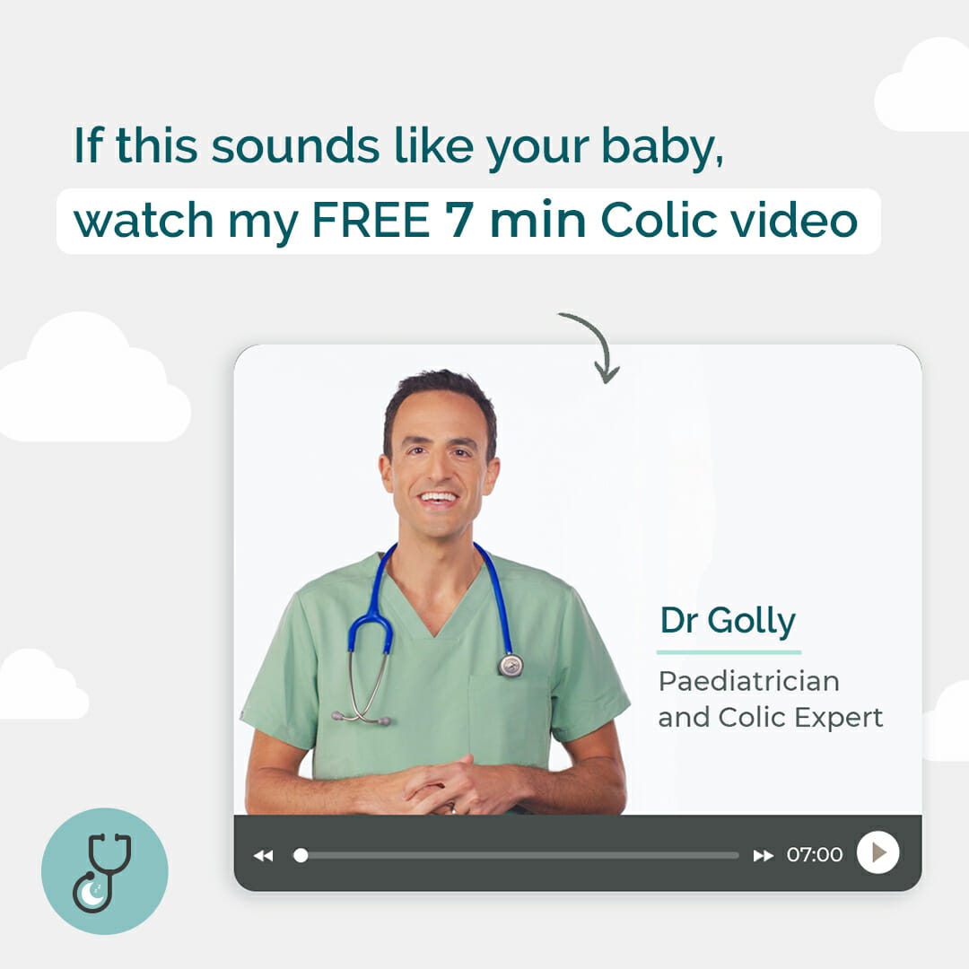 Sign up to receive DR Golly's FREE colic video 