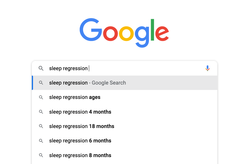 google sleep regression