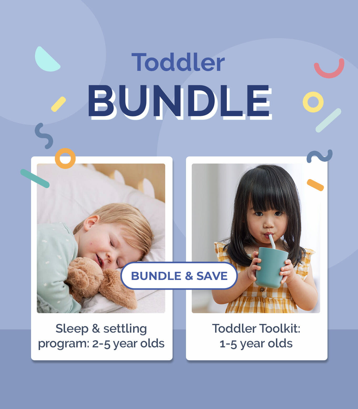 Toddler Bundle Deal - Dr Golly Pre-School Sleep Porgram 2-5 years Toddler Toolkit Parenting Program 1-5 years
