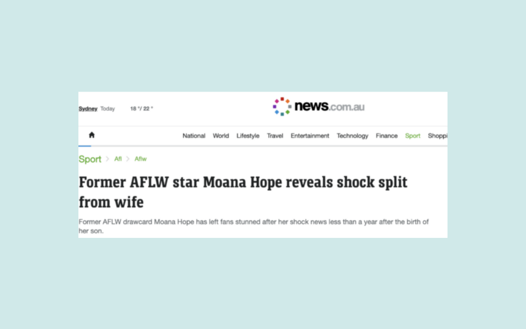 News.com.au covers our Moana Hope Podcast episode