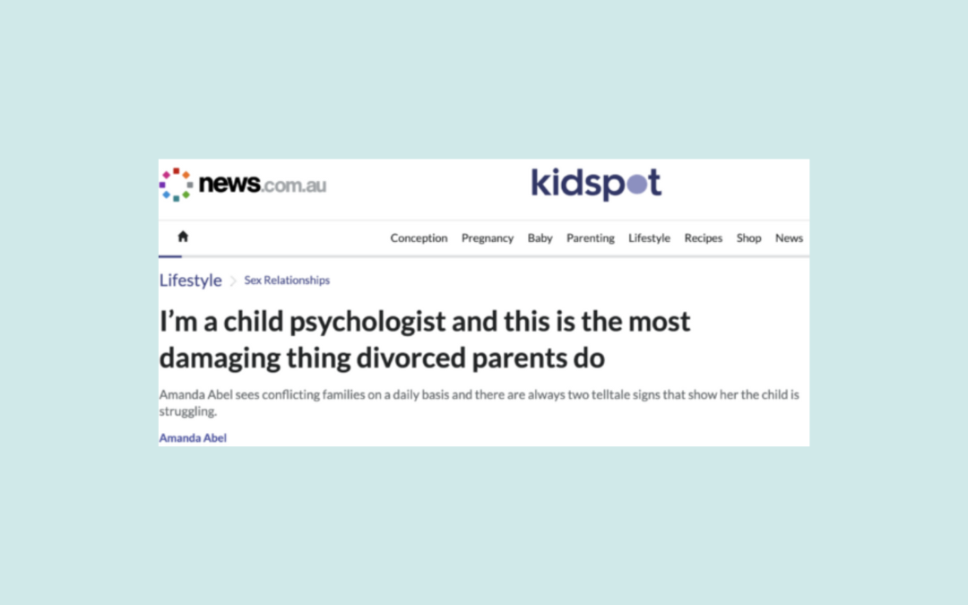 Amanda Abel weighs in on divorce with Kidspot